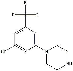 1-(3-chloro-5-(trifluoromethyl)phenyl)piperazine 结构式