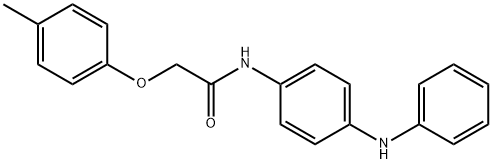 N-(4-anilinophenyl)-2-(4-methylphenoxy)acetamide 结构式