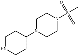 1-methanesulfonyl-4-(piperidin-4-yl)piperazine 结构式
