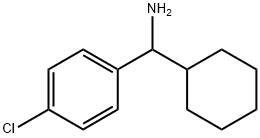 (4-chlorophenyl)(cyclohexyl)methanamine 结构式
