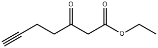 3-氧代-6-庚炔酸乙酯 结构式