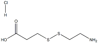 3-((2-氨基乙基)二硫烷基)丙酸盐酸盐 结构式