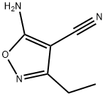 5-氨基-3-乙基-4-异噁唑腈 结构式