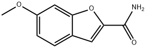 6-甲氧基苯并呋喃-2-酰胺 结构式