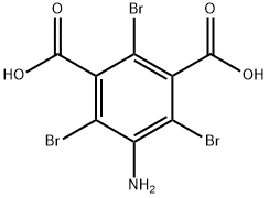 2,4,6-三溴-5-氨基间苯二甲酸 结构式