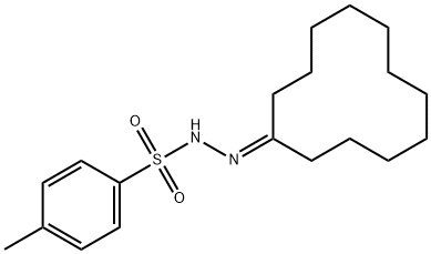 N-环十二烷六烯并亚基-4-甲基苯磺酰肼 结构式