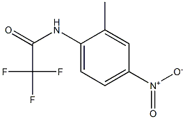 2,2,2-trifluoro-N-(2-methyl-4-nitrophenyl)acetamide 结构式