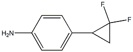 4-(2,2-Difluorocyclopropyl)benzenamine 结构式