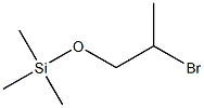 (2-溴丙氧基)三甲基硅烷 结构式