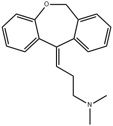 3-[(11E)-Dibenzo[b,e]oxepin-11(6H)-ylidene]-N,N-dimethyl-1-propaneamine 结构式