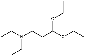 (3,3-二乙氧基丙基)二乙基胺 结构式