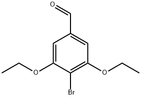 4-溴-3,5-二乙氧基苯甲醛 结构式