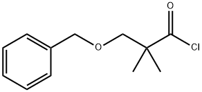 3-苄氧基-2,2-二甲基丙酰氯 结构式