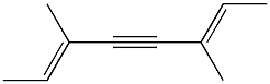 3,6-dimethyl-2,6-octadien-4-yne 结构式