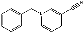 1-苄基-1,4-二氢吡啶-3-甲腈 结构式