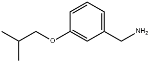 3-(2-甲基丙氧基)苯基]甲胺 结构式