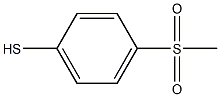4-甲磺酰基苯-1-硫醇 结构式