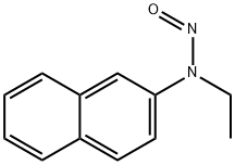 2-Naphthalenamine, N-ethyl-N-nitroso- 结构式