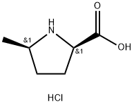 D-Proline, 5-methyl-, hydrochloride,cis- 结构式