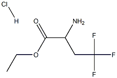 ethyl 2-amino-4,4,4-trifluorobutanoate hydrochloride 结构式