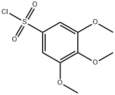 3,4,5-三甲氧基苯磺酰氯 结构式
