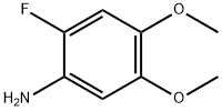 2-氟-4,5-二甲氧基苯胺 结构式