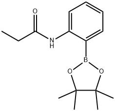 2-(乙酰氨基)苯基硼酸频哪醇酯 结构式