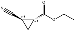 ETHYL (Z)-2-CYANOCYCLOPROPANECARBOXYLATE 结构式