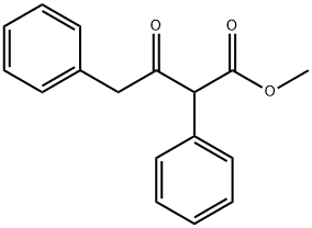 3-氧代-2,4-二苯基丁酸甲酯 结构式