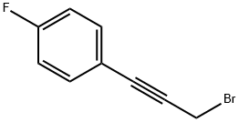 1-溴-3-(4-氟苯基)-2-丙炔 结构式