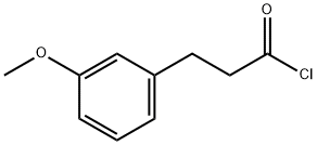 Benzenepropanoyl chloride, 3-methoxy- 结构式