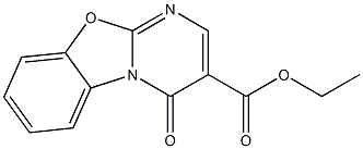 ethyl 4-oxo-4H-pyrimido[2,1-b][1,3]benzoxazole-3-carboxylate 结构式