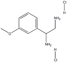 1-(3-METHOXYPHENYL)ETHANE-1,2-DIAMINE DIHYDROCHLORIDE 结构式