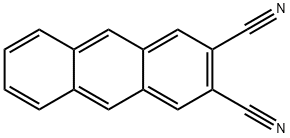 蒽-2,3-二甲腈 结构式