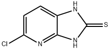 5-氯-1H,2H,3H-咪唑并[4,5-B]吡啶-2-硫酮 结构式