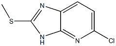 5-chloro-2-(methylthio)-3H-imidazo[4,5-b]pyridine 结构式