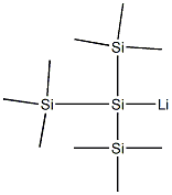 Lithium, [2,2,2-trimethyl-1,1-bis(trimethylsilyl)disilanyl]- 结构式