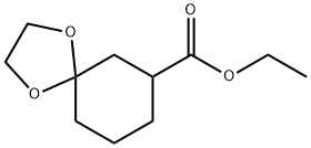 ethyl 1,4-dioxaspiro[4.5]decane-7-carboxylate 结构式