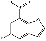 5-fluoro-7-nitrobenzofuran 结构式