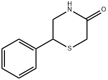 3-Thiomorpholinone, 6-phenyl- 结构式