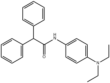 N-[4-(diethylamino)phenyl]-2,2-diphenylacetamide 结构式