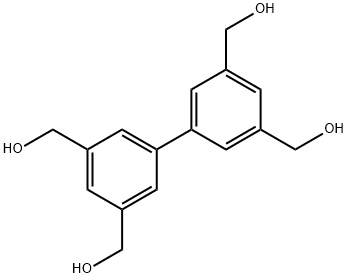 3,3',5,5'-tetrakis(hydroxymethyl)biphenyl 结构式