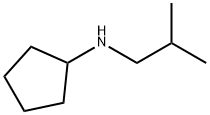 N-(2-甲基丙基)环戊胺 结构式