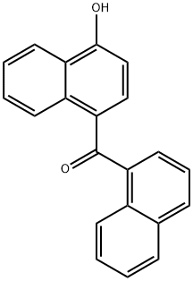 (4-hydroxynaphthalen-1-yl)(naphthalen-1-yl)methanone 结构式