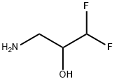 3-氨基-1,1-二氟丙烷-2-醇 结构式