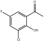 1-(3-氯-5-氟-2-羟苯基)乙-1-酮 结构式