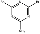 4,6-Dibromo-1,3,5-triazin-2-amine 结构式