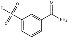 3-氨基甲酰基苯-1-磺酰氟 结构式