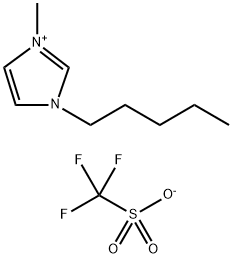 1-戊基-3-甲基咪唑三氟甲磺酸盐 结构式