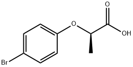 (2R)-2-(4-Bromophenoxy)propanoic acid 结构式